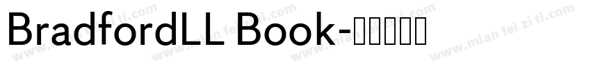BradfordLL Book字体转换
